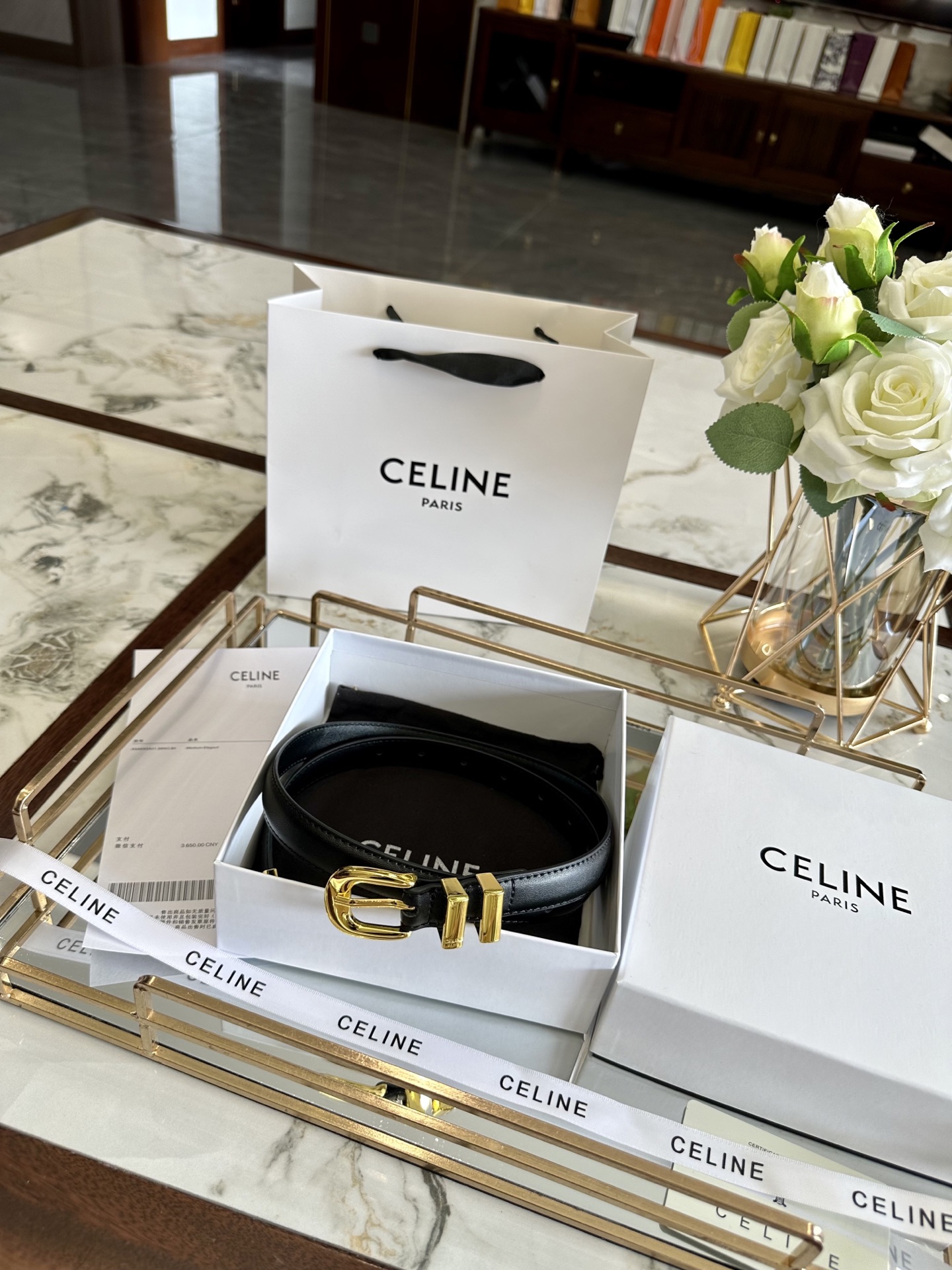 CELINE belt model 14